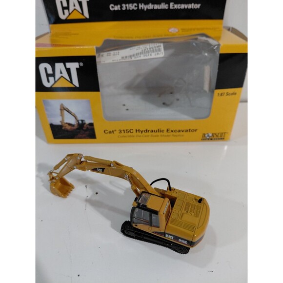 Norscot 55107 HO 1:87 Die Cast Caterpillar 315C Hydraulic Excavator w/Box - Picture 2 of 7
